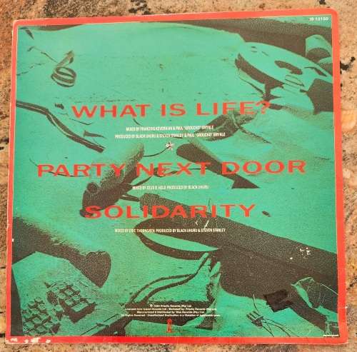 BLACK UHURU What Is Life (VG+/G+) Island IS 12150 SA Pressing 1984 -  ``12 MAXI - RARE