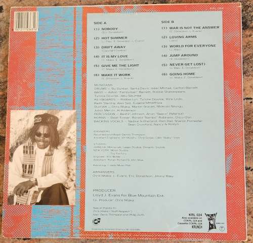 ERIC DONALDSON Nobody No Sweet Like You (Good+/VG) Krunch KRL 024 SA Pressing 1992 - RARE