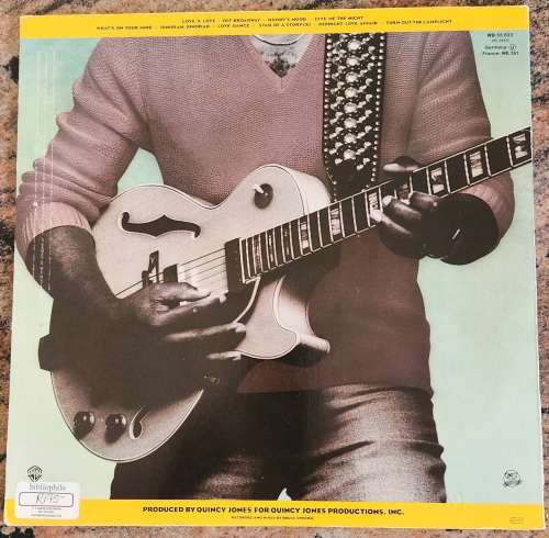 GEORGE BENSON Give Me The Night (Very Good+/Very Good+) STEMRA WB 56 823 German Pressing - Lyrics