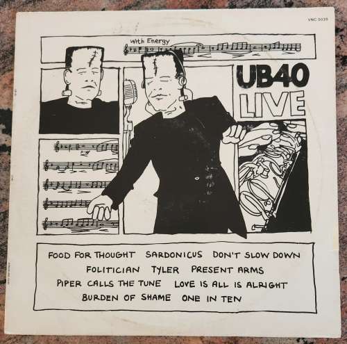 UB40 Live (Very Good+/Very Good) Virgin VNC 5035 SA Pressing 1983