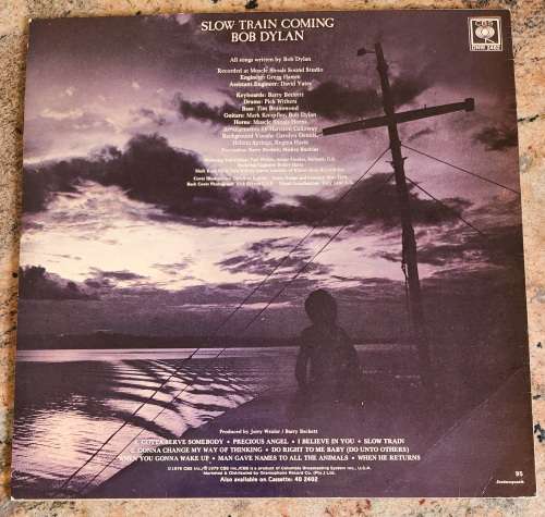 BOB DYLAN Slow Train Coming (Very Good+/Very Good+) CBS DNW 2402 SA Pressing
