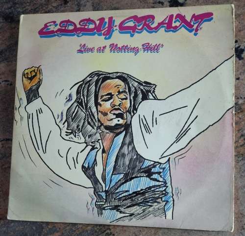 EDDY GRANT Live At Notting Hill - Double LP (VG+/VG) ICE 2/005 South African Press 1982 - Gatefold