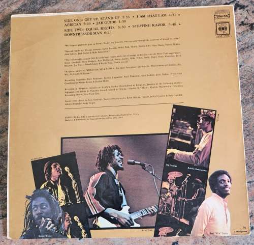PETER TOSH Equal Rights (Very Good+/Very Good+) CBS ASF 1985 SA Pressing