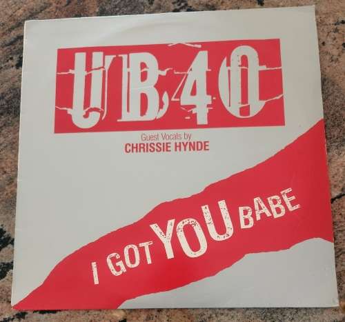 UB40 Ft. CHRISSIE HYNDE I Got You Babe - ``12 MAXI (VG+/VG) Virgin VS 648 12 SA Pressing 1985 - RARE