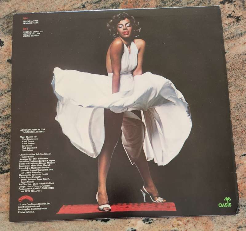 DONNA SUMMER Four Seasons Of Love (VG+/VG+) Casablanca NBLP 7038 USA Pressing 1976