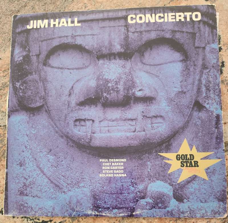 JIM HALL Concierto (Very Good/Very Good) CTI Records CTI GLS 55 SA Pressing 1981
