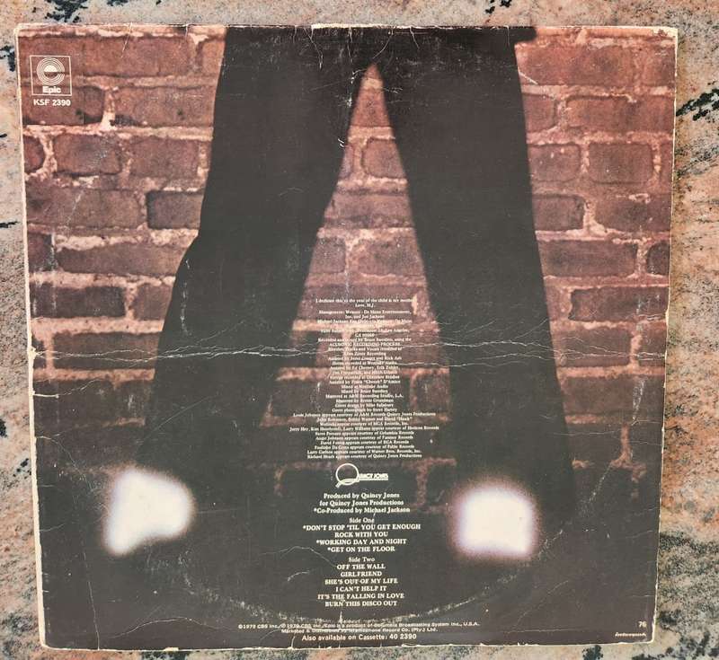MICHAEL JACKSON Off The Wall (Very Good+/Very Good) Epic KSF 2390 SA Pressing