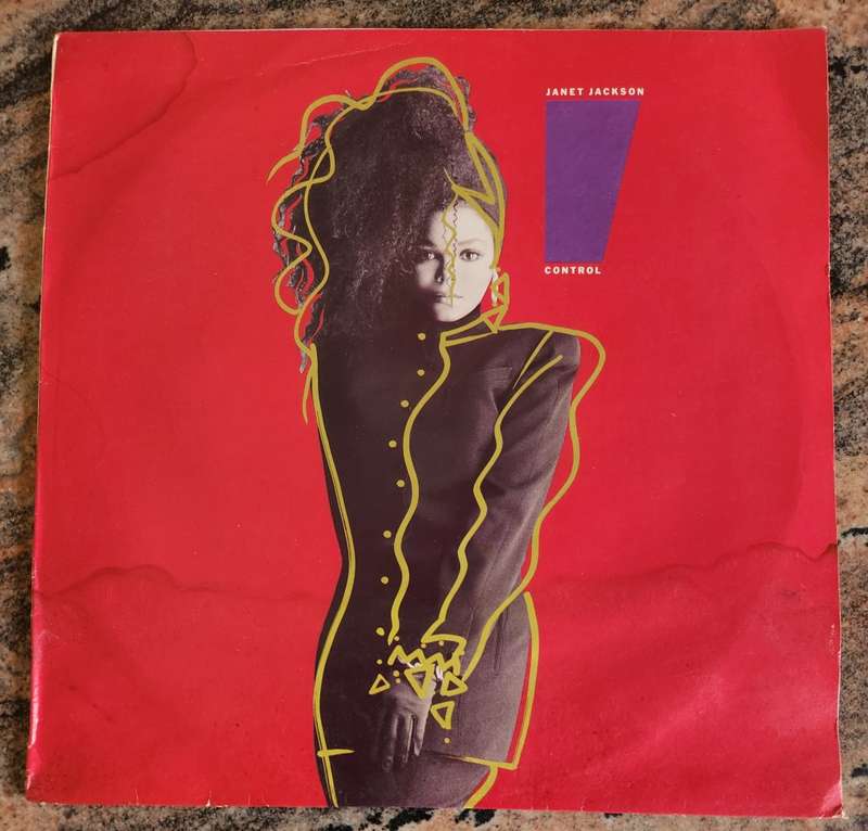 JANET JACKSON Control (VG+/G+) A & M Records AMLS 65106 SA Pressing 1986 - RARE