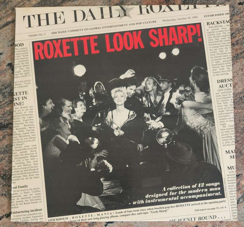 ROXETTE Look Sharp! (Excellent/Excellent) EMI EMCJ (L) 7910981 SA Pressing 1989