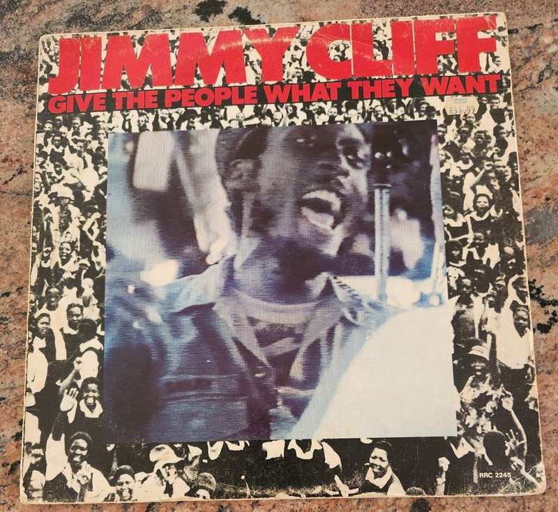 JIMMY CLIFF Give The People What They Want (VG/G+) WEA RRC 2245 SA Pressing 1981 - LYRICS
