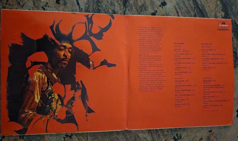 JIMI HENDRIX His Greatest Hits - Double LP - Gatefold (VG+/Exc/Exc) Polydor 2675 008 SA Pressing