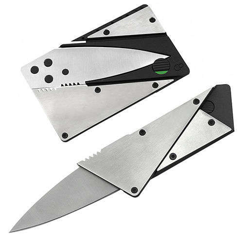 Card size Knife - Light weight metal blade