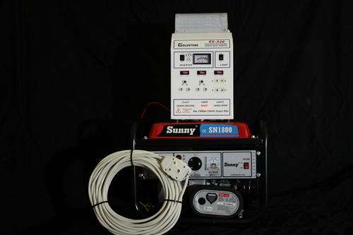 Generator,Inverter and 25 meter Extension cord- all for 1 Bid! 14 Days to pay!