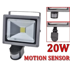 20 Watt Led Floodlight With PIR sensor motion detector (3 on auction)