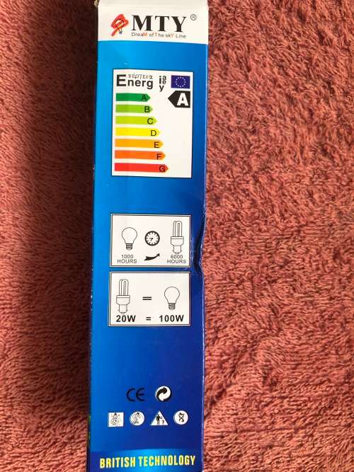 2 For 1 Bid - Energy Saving Bulb 20 Watt  to 100 Watt