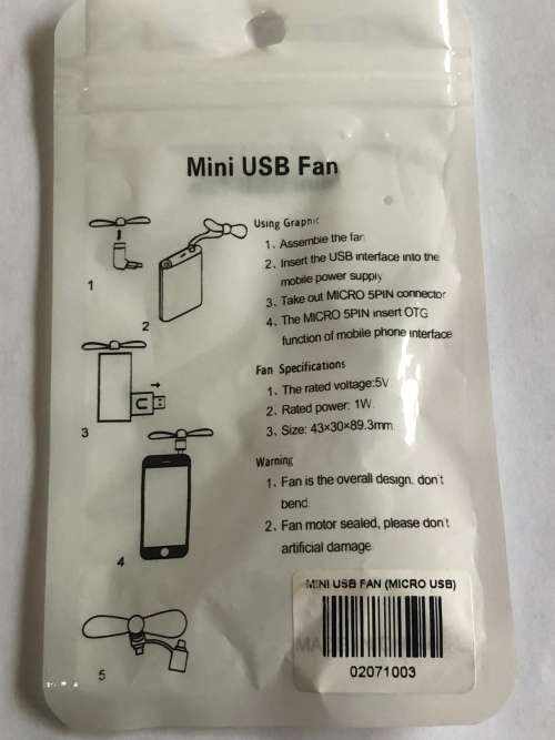 USB / Phone Mini /fan