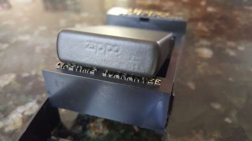 Original 1997 Marlboro Zippo Lighter Matte Black Compass New in Box