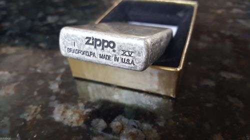 Original 1999 Marlboro Ranch Party Antique Silver Lighter Sun Moon Very Rare
