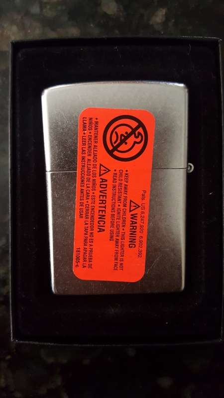 Original 2008 Marlboro Zippo Guitar Pick Strings Street Chrome Rare
