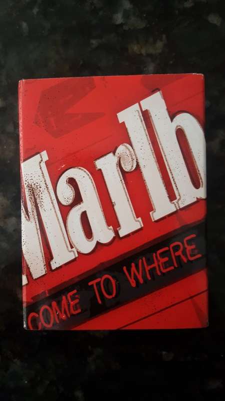 Original 2008 Marlboro Zippo Lighter Black Crackle Very Rare