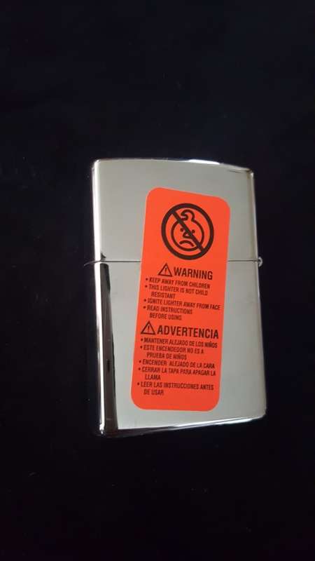 Original 2006 Marlboro Ferrari Zippo Lighter Polished Chrome Very Rare