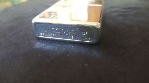 Original 2006 Marlboro Ferrari Zippo Lighter Polished Chrome Very Rare
