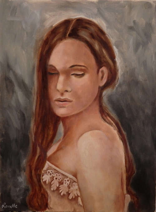 Portrait in oils on canvas board (300mm x 400mm)