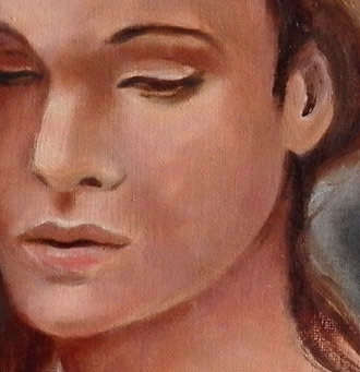 Portrait in oils on canvas board (300mm x 400mm)