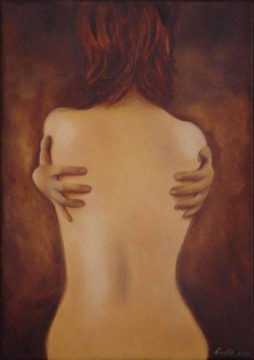 "Nude Back II" Oil painting on canvas (300mm x 400mm x 20mm)