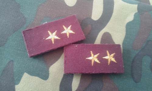 SADF - SAMS LIEUTENANT CLOTH  RANK - SET - BID PER SET