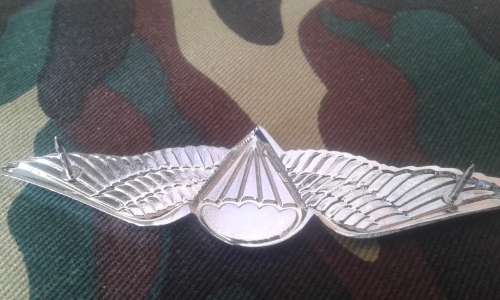 SADF SA PARACHUTE DISPATCHER OR 50 JUMPS OR MORE WING