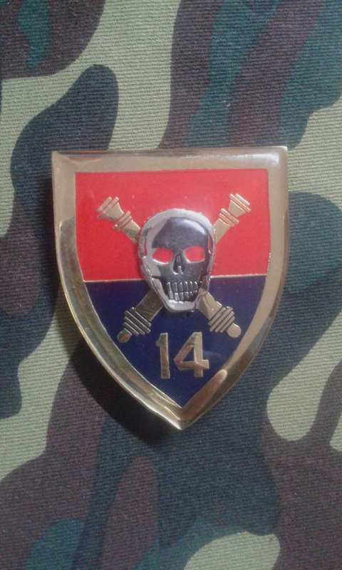 SADF 14 FIELD ARTILLERY REGIMENT SHOULDER FLASH