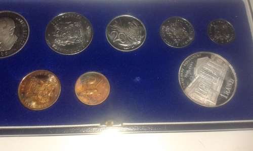 1985 REPUBLIC OF SOUTH AFRICA  PROOF SET  WITH SILVER R1
