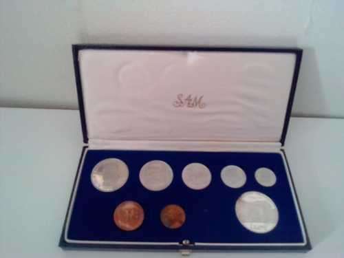 1985 REPUBLIC OF SOUTH AFRICA  PROOF SET  WITH SILVER R1