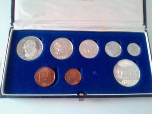 1985 REPUBLIC OF SOUTH AFRICA  PROOF SET  WITH SILVER R1
