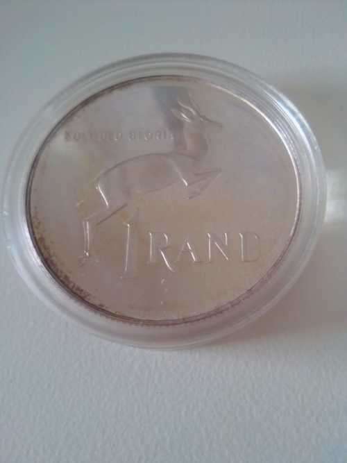 1990 RSA SILVER ONE RAND PROOF COIN --- EXTRA LOW START