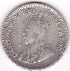 1933 SIXPENCE SILVER COIN (SOUTH AFRICA)