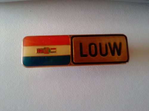 SADF NAME BADGE