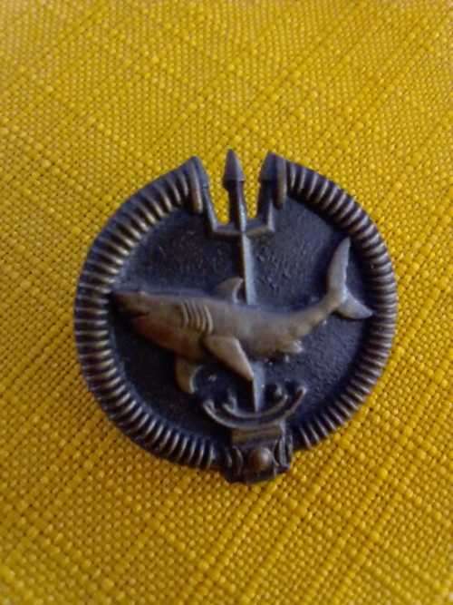 SADF RECCE ATTACK DIVERS BADGE - bronze
