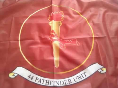 SADF 44 PARACHUTE PATHFINDER  UNIT COMMEMORATIVE (STORM) FLAG