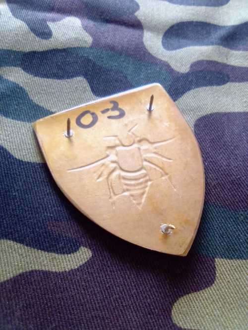 SADF 35 ENGINEER SUPPORT REGIMENT SHOULDER FLASH