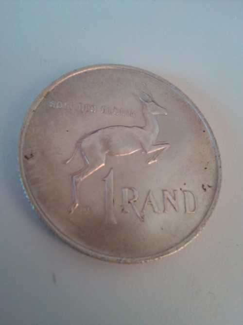 1967 R1 SILVER  PROOF COIN - AFRIKAANS- VERWOERD,