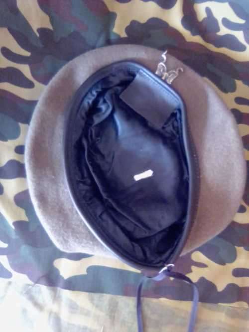 SADF -  SWATF AREA FORCE BERET WITH CAP BADGE ---ORIGINAL