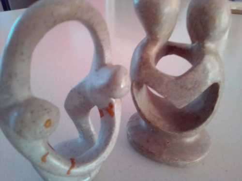 ABSTRACT STONE FIGURINES -