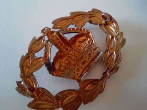 ROYAL ARMY WW2 WARRANT OFFICER RANK  BADGE - KINGS CROWN