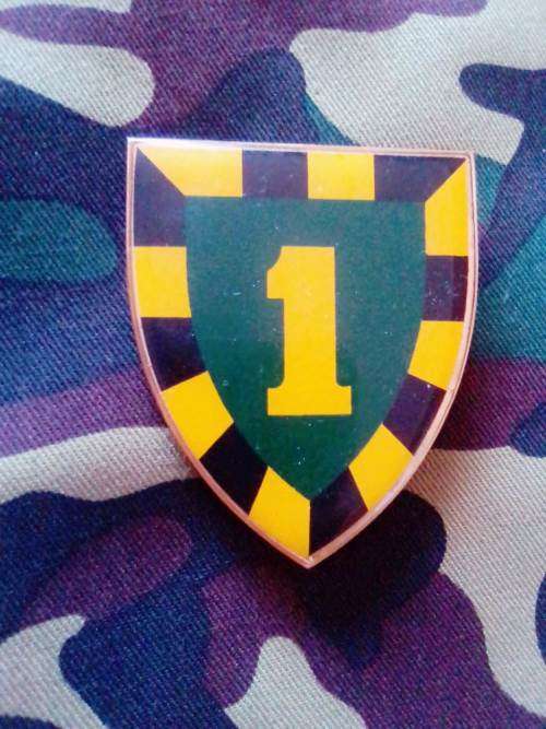 SADF 1 SAI INFANTRY SHOULDER FLASH (1ST TYPE)