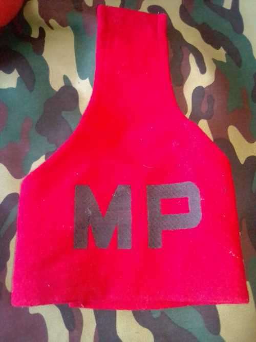 SADF MP/PROVOST SET (FULL) BERET(INCL. BADGE,BALKIE,ARMBAND,SHOULDER FLASH, MESS DRESS BADGES)
