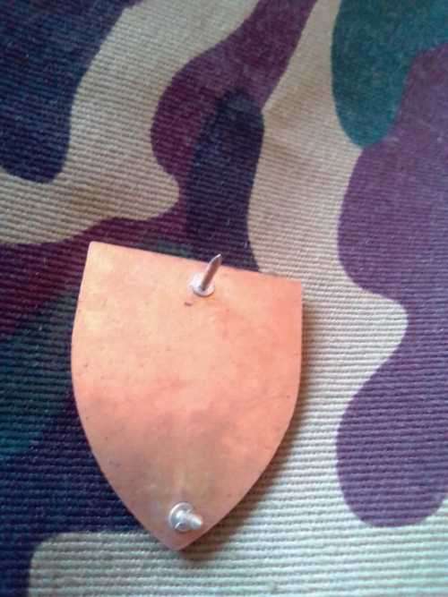 SADF/SANDF TRACKER INSTRUCTOR BADGE - RED- POCKET SIZE