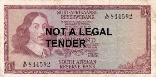 ONE RAND G RISSIK (1966)  A-NUMBER