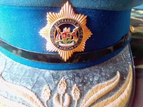 SADF - VINTAGE 1980`s- SAP GENERAL POLICE CAP/HAT - RARE,HARD TO FIND